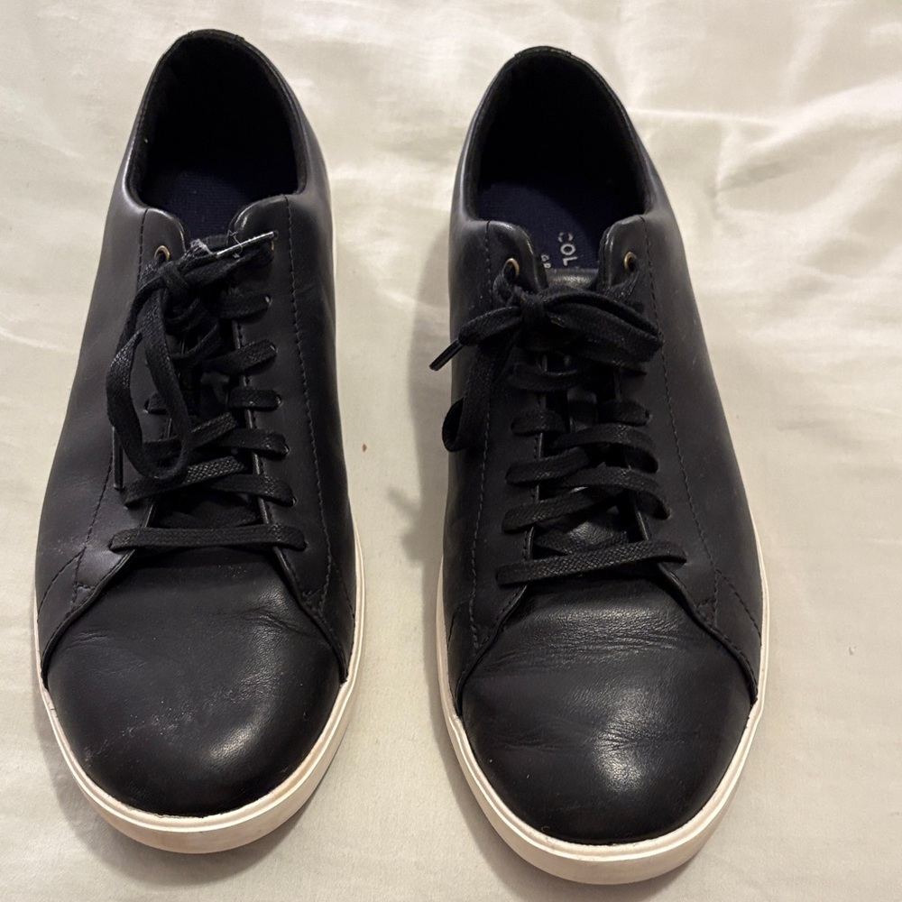 Cole Haan Black Leather Sneakers